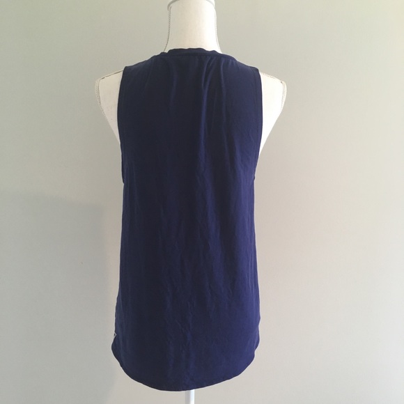 Fabletics Loretta Tank in Navy - Picture 4 of 8